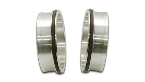 Vibrant Performance HD Clamp Stainless Weld Ferrules with O-Rings for 3.50" O.D. Tubing