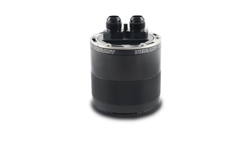 Vibrant Performance Catch Can with Internal Baffle Assembly
