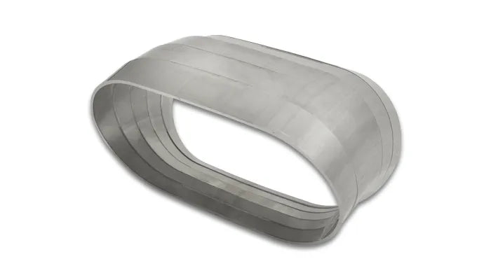 Vibrant Performance 45 Degree Vertical Plane Oval Pie Cuts Nominal Tube