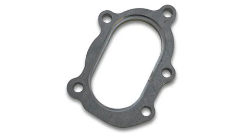 Vibrant Performance 5 Bolt with Divorced Ports Turbo Discharge Flange for GT25R/GT28R - Oval