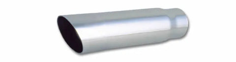 Vibrant Performance 3" Round SS Tip - Single Wall Angle Cut