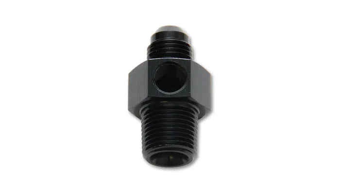 Vibrant Performance Male AN Flare To Male NPT Union Adpt W/ 1/8" NPT Port