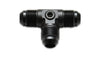 Vibrant Performance Male AN Flare Tee Fitting with 1/8" NPT Port Size: -6AN