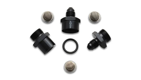 Vibrant Performance Inline Fuel/Oil Filter Set Size: -4AN Includes 3 filters - 30/80/150 micron