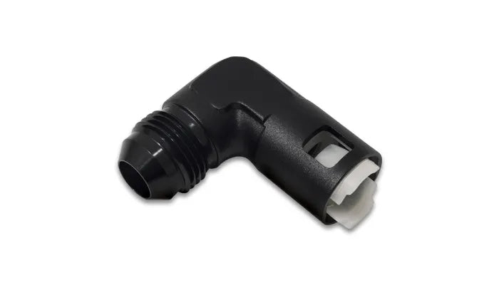 Vibrant Performance 90 Degree Male AN Quick Disconnect EFI Adapter AN Size: -6 EFI Line Size: 3/8 inch