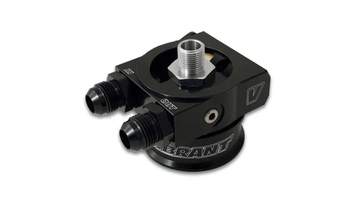 Vibrant Performance Universal Thermostatic Oil Cooler Sandwich Adapter Kit with Spacer