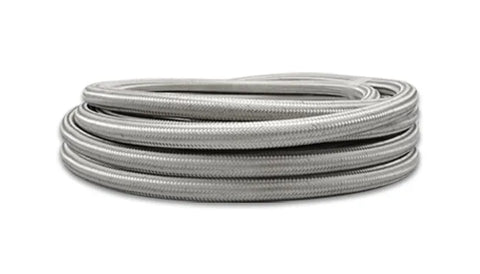 Vibrant Performance 20ft Roll Of Stainless Steel Braided Flex Hose With PTFE Liner