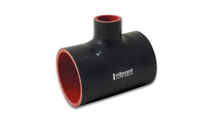 Vibrant Performance T-Hose Coupler Hose I.D. 2.50" Overall Length: 4" Branch I.D. 1"
