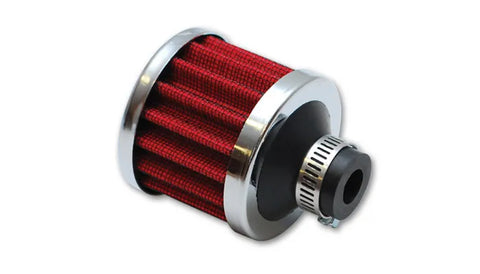 Vibrant Performance Crankcase Breather Filter w/ Chrome Cap 5/8" Inlet I.D.