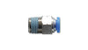 Vibrant Performance Male Straight Fitting for 3/8" O.D. Tubing - 1/8" NPT Thread