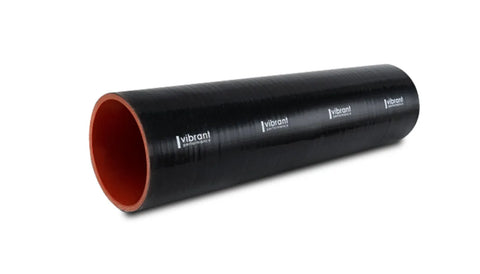Vibrant Performance Straight Hose Coupler 4.25" I.D. x 12.00" Long Black