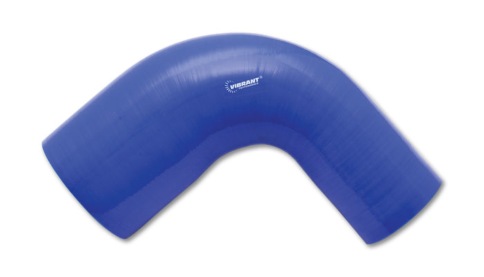Vibrant Performance 90 Degree Reducer Elbow 3.00" I.D. x 2.50" I.D. x 4.00" Leg Length - Blue