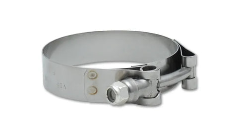 Vibrant Performance Stainless Steel T-Bolt Clamps - Pack of 2 - Clamp Range: 1.75"-2.10"