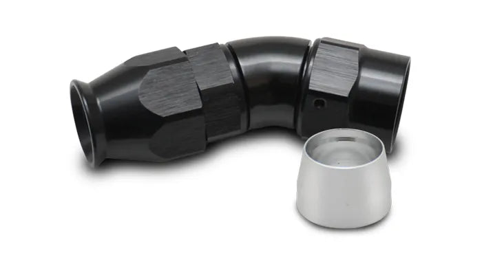 Vibrant Performance 30 Degree High Flow Hose End Fitting for PTFE Lined Hose