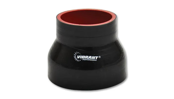 Vibrant Performance Reducer Coupler 2.50" I.D. x 1.75" I.D. x 3.00" Long - Black