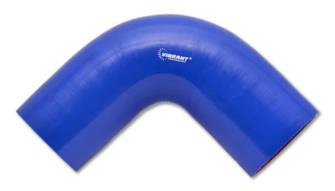 Vibrant Performance 90 Degree Elbow 5.00" I.D. x 3.50" Leg Length - Blue