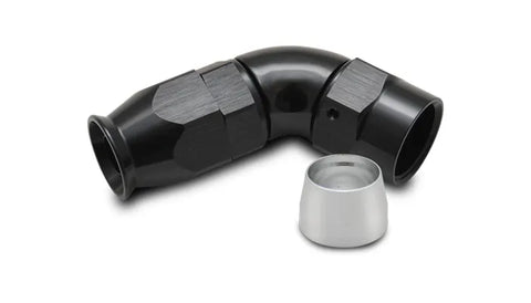 Vibrant Performance 60 Degree High Flow Hose End Fitting For PTFE Lined Hose