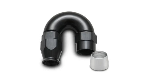 Vibrant Performance 180 Degree High Flow Hose End Fitting For PTFE Lined Hose