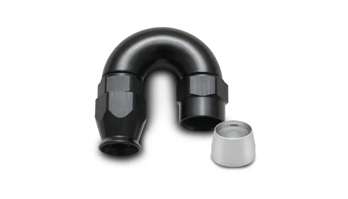 Vibrant Performance 180 Degree High Flow Hose End Fitting For PTFE Lined Hose