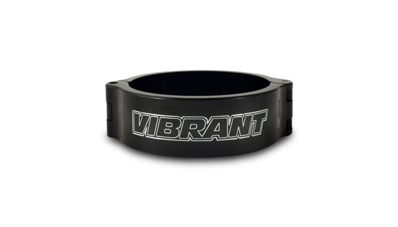 Vibrant Performance PINLESS HD Clamp for 4" O.D. Tubing Anodized Black