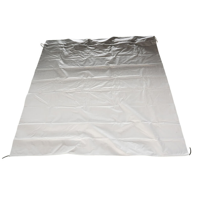 9 Ft Gray Fade Awning Vinyl Replacement Fabric Caravan Roll Out Awning — image 1