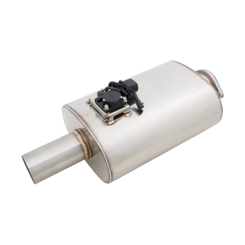 XForce Varex Universal Oval Muffler - 3.5in Inlet/3.5in Outlet