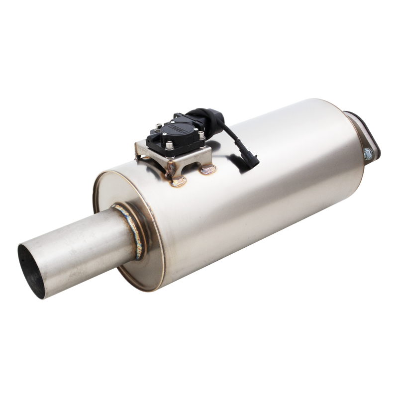 XForce Varex Universal Round Muffler - 2.5in Inlet/2.5in Outlet