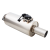 XForce Varex Universal Round Muffler - 3in Inlet/3in Outlet