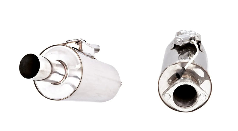 XForce Varex Universal Round Muffler - 3.5in Inlet/3.5in Outlet