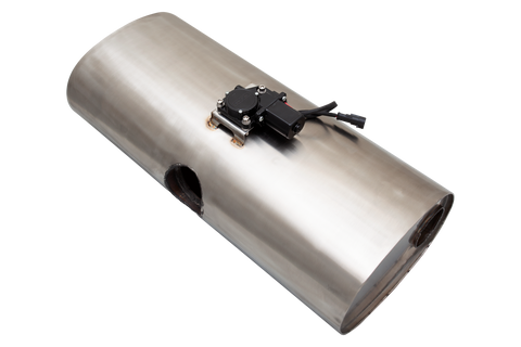 XForce Flanged East West Oval Varex Universal Muffler N Edition