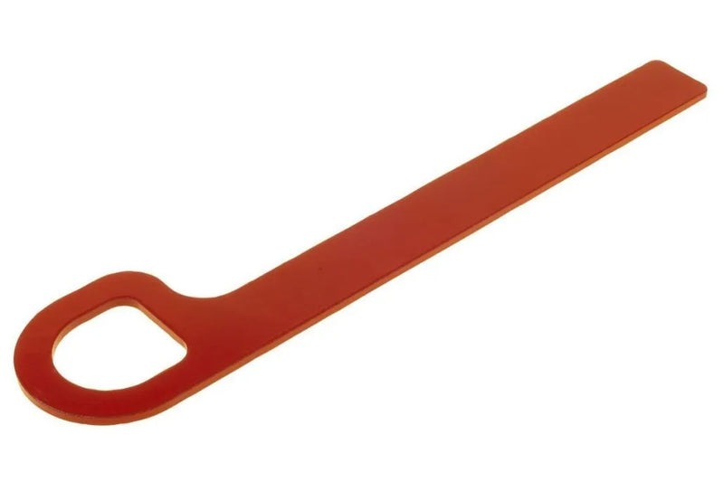Raceworks Red Long Tow Hook Cams Spec 300mm