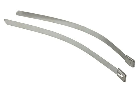 Raceworks 8mm Stainless Steel Locking Ties 2pk