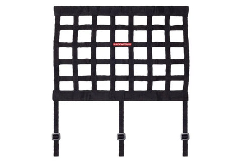 Raceworks Black Window Net With Straps