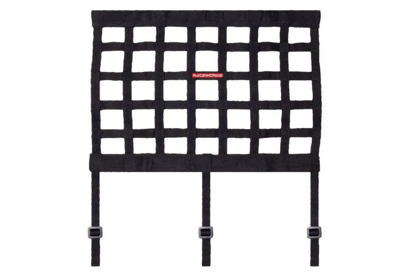 Raceworks Black Window Net With Straps