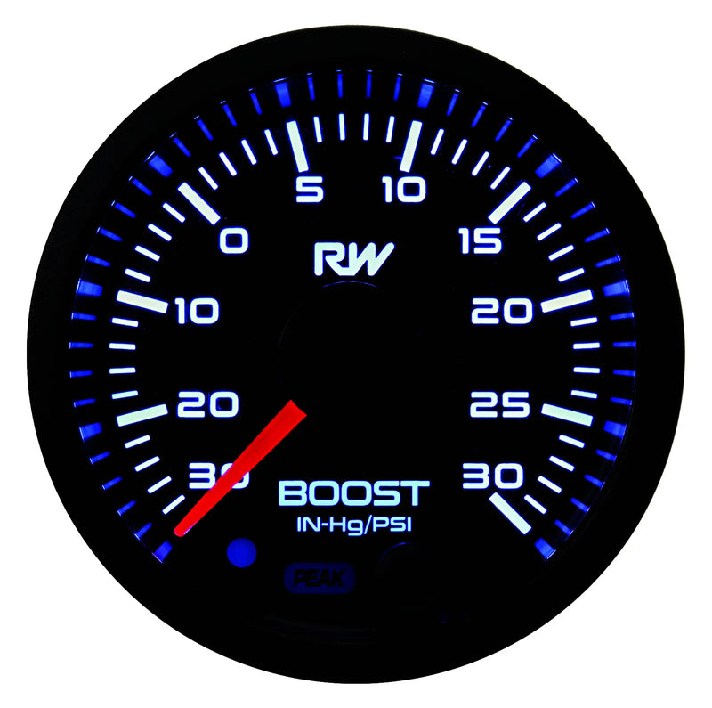 Raceworks 52mm Electronic Boost/Vac Gauge PSI Kit