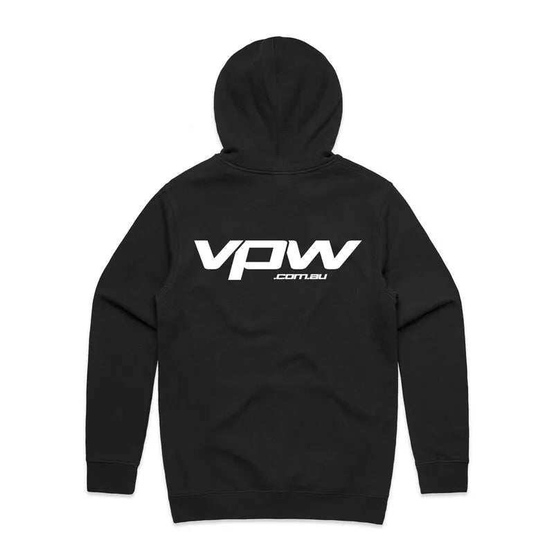 VPW VPW Logo Hoodie Sweatshirt, Cotton, Polyester, Black, XXXL