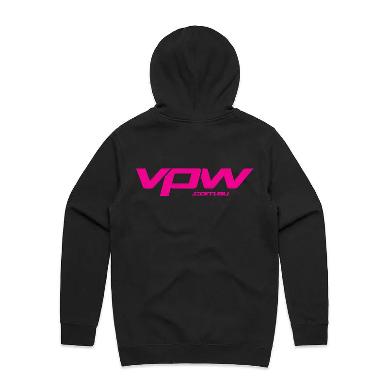 VPW VPW Pink Logo Hoodie Sweatshirt, Cotton, Polyester, Black, XXXXL