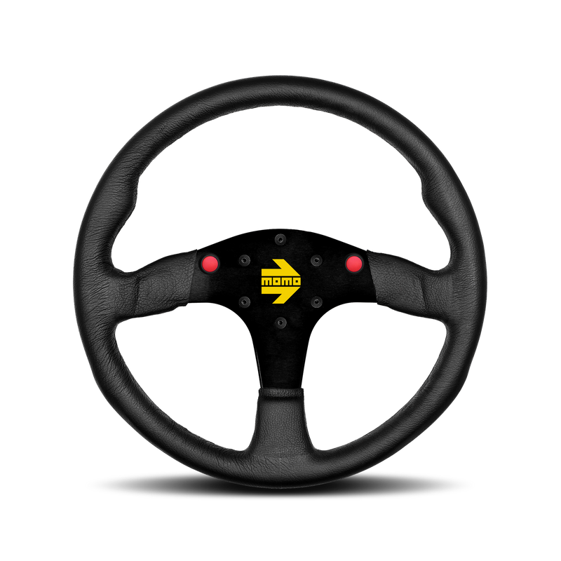 Momo Steering Wheel Mod.80 Black Leather