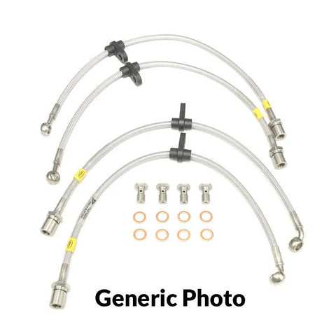 Hel Braided Brake Lines Kit (Mk7 Golf GTI) — fits Volkswagen Golf Gti