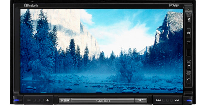 Clarion Audio Am/Fm Dvd/Cd/Mp3/Divx 2Din 7In Bt VX709A