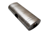 XForce 5 x 18 x 24in Oval Muffler - 3in Single-Side In, Dual 2.25in Side Out