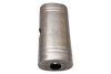 XForce 5 x 18 x 24in Oval Muffler - 3in Single-Side In, Dual 2.25in Side Out