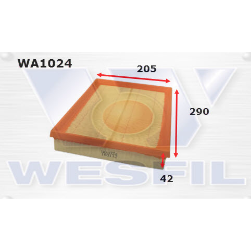 Wesfil Air Filter WA1024