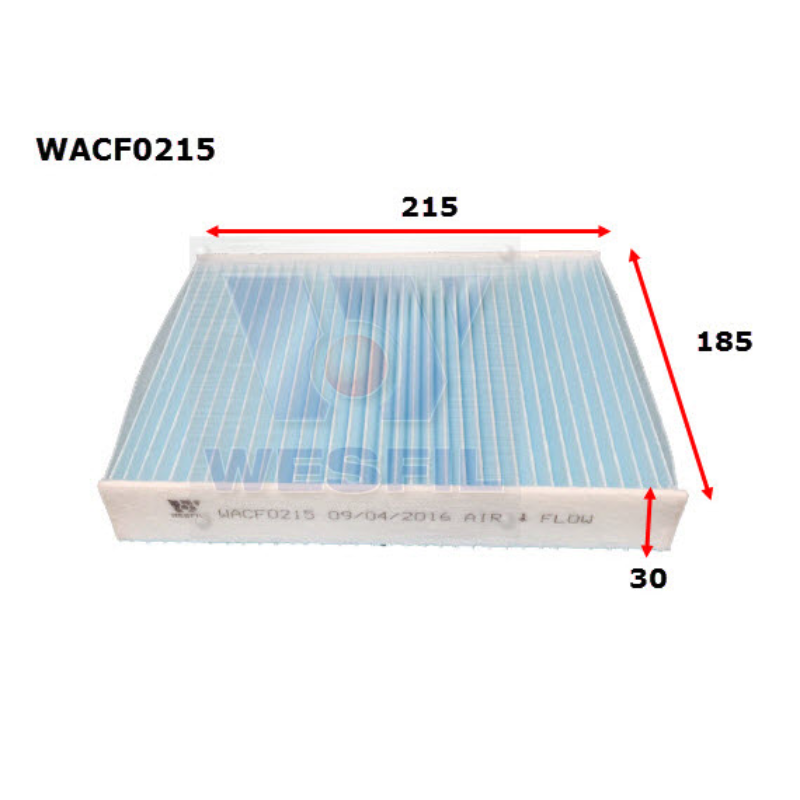 Wesfil Cabin Air Pollen Filter WACF0215