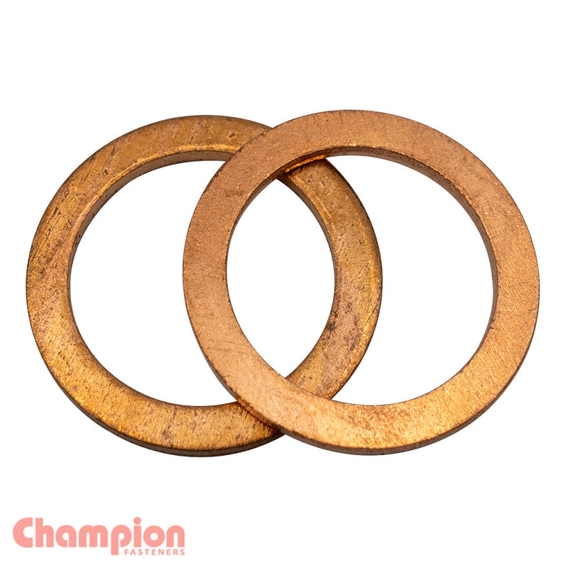 Champion Fasteners 16 X 20 X 1 5 Copper Ring Wash CWC50