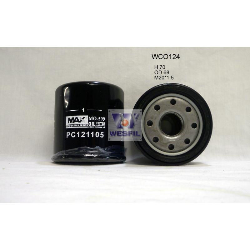 Wesfil Oil Filter WCO124NM