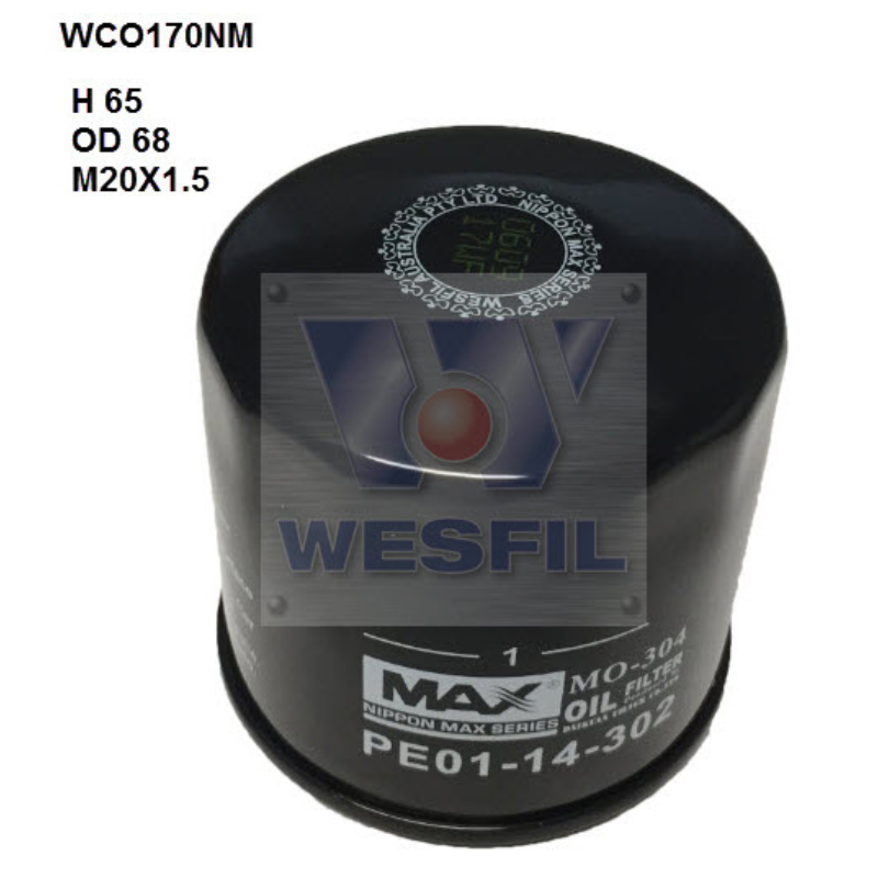 Wesfil Oil Filter WCO170NM