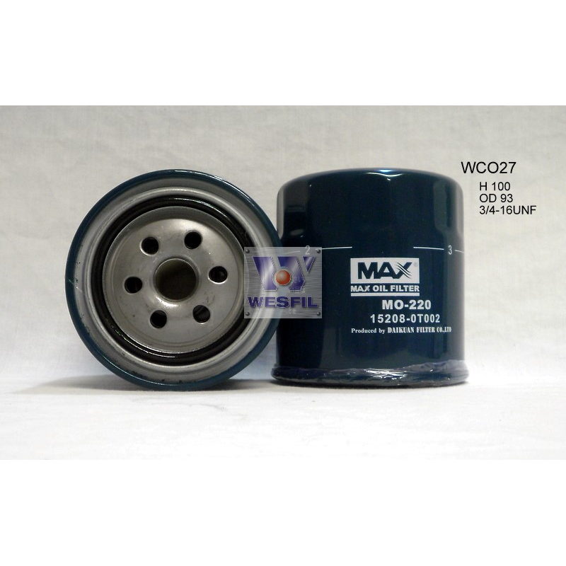 Wesfil Oil Filter WCO27NM