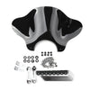 Universal Motorcycle Cruiser, Smoke Generic Windshield Windscreen with Mounting kit