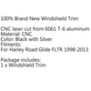 Harley (1998-2013) Road Glide FLTR, Black Generic Performance Machine Black Windshield Trim